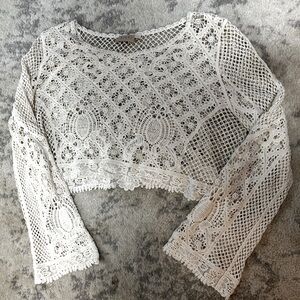 Cropped Crochet Top